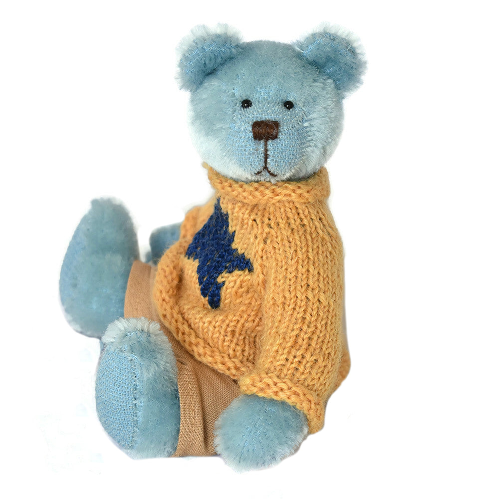 Handcrafted one of kind miniature collector's teddy bear