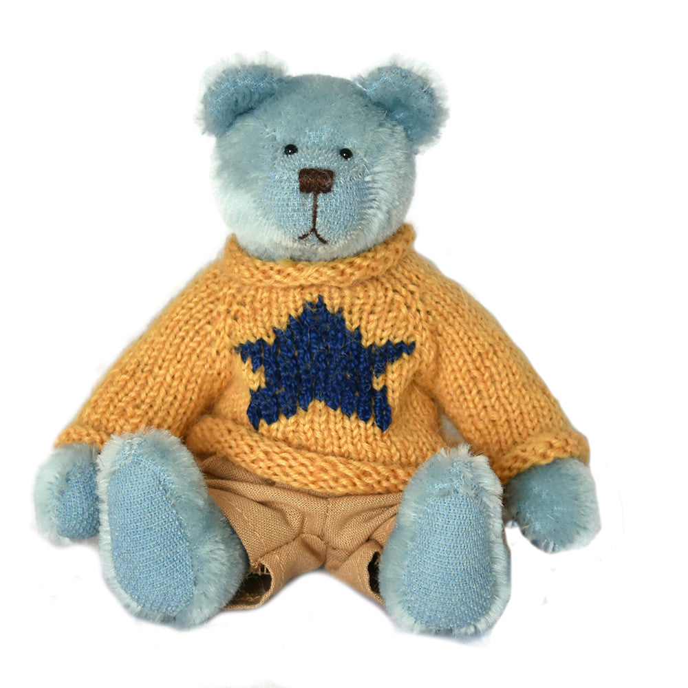 Collectable teddy bear handmade in the UK