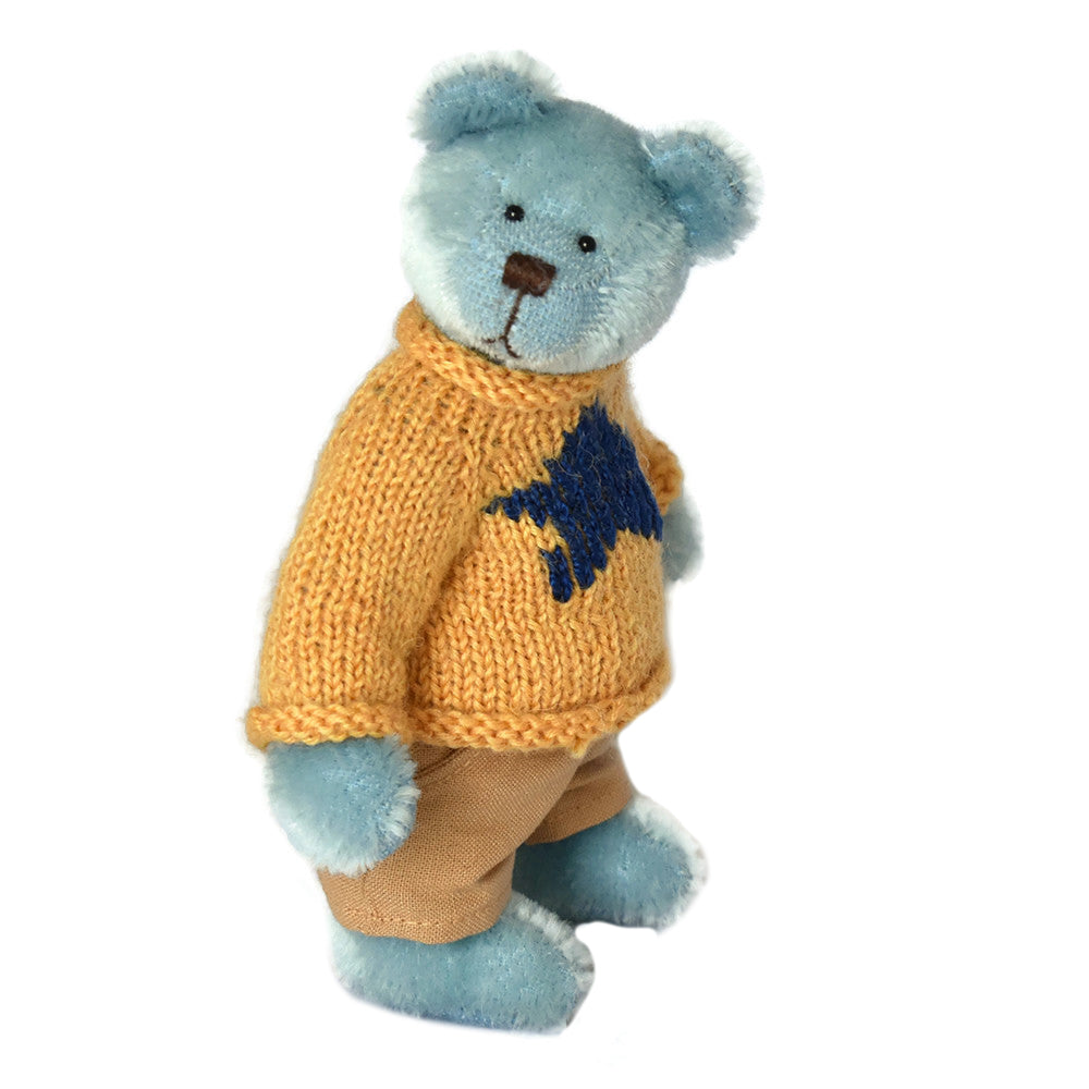 Designer teddy bear handmade for German mohair