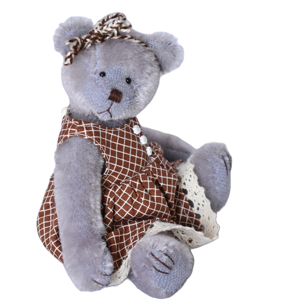 Artist collectable miniature teddy bear fully dressed