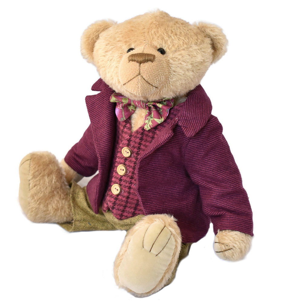 Artist OOAK teddy bear hadncrafted in mohair for the collector